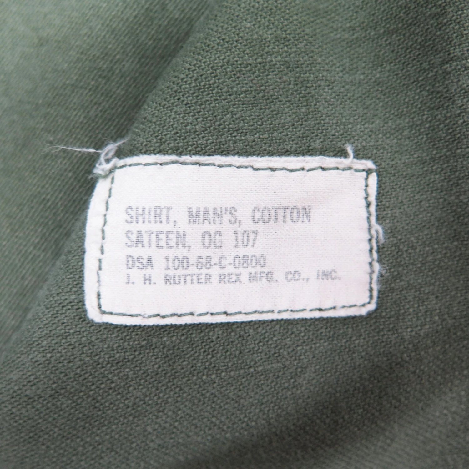 VINTAGE US ARMY UTILITY SHIRT P-64 P64 1968 VIETNAM WAR LIEUTENANT PARACHUTIST 82ND AIRBORNE DIVISION AIR DEFENSE ARTILLERY PATCHS SIZE 15 1/2 X 33(Us Army 1968 Vietnam Shirt Utility Lieutenant 82nd Airborne Division Parachute Artillery Patched) 4 VINTAGE US ARMY UTILITY SHIRT P-64 P64 1968 VIETNAM WAR LIEUTENANT PARACHUTIST 82ND AIRBORNE DIVISION AIR DEFENSE ARTILLERY PATCHS SIZE 15 1/2 X 33(Us Army 1968 Vietnam Shirt Utility Lieutenant 82nd Airborne Division Parachute Artillery Patched) - Image 4