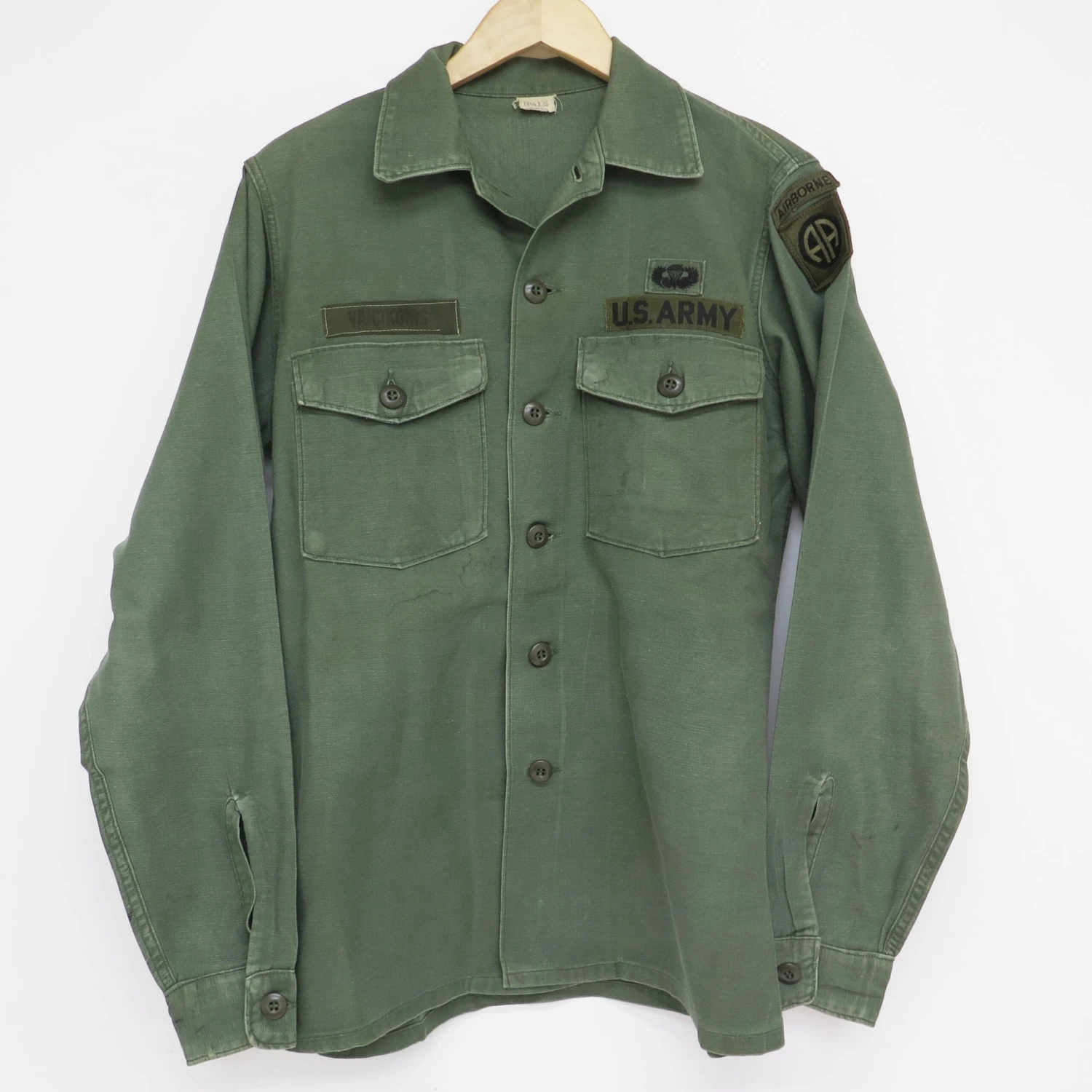 US ARMY UTILTY SHIRT P-64 P64 1970 VIETNAM WAR 82ND AIRBORNE DIVISION PATCH SIZE 15 1/2 X 35(Us Army 1970 Vietnam Shirt Utility Sateen Airborne) 1 US ARMY UTILTY SHIRT P-64 P64 1970 VIETNAM WAR 82ND AIRBORNE DIVISION PATCH SIZE 15 1/2 X 35(Us Army 1970 Vietnam Shirt Utility Sateen Airborne)