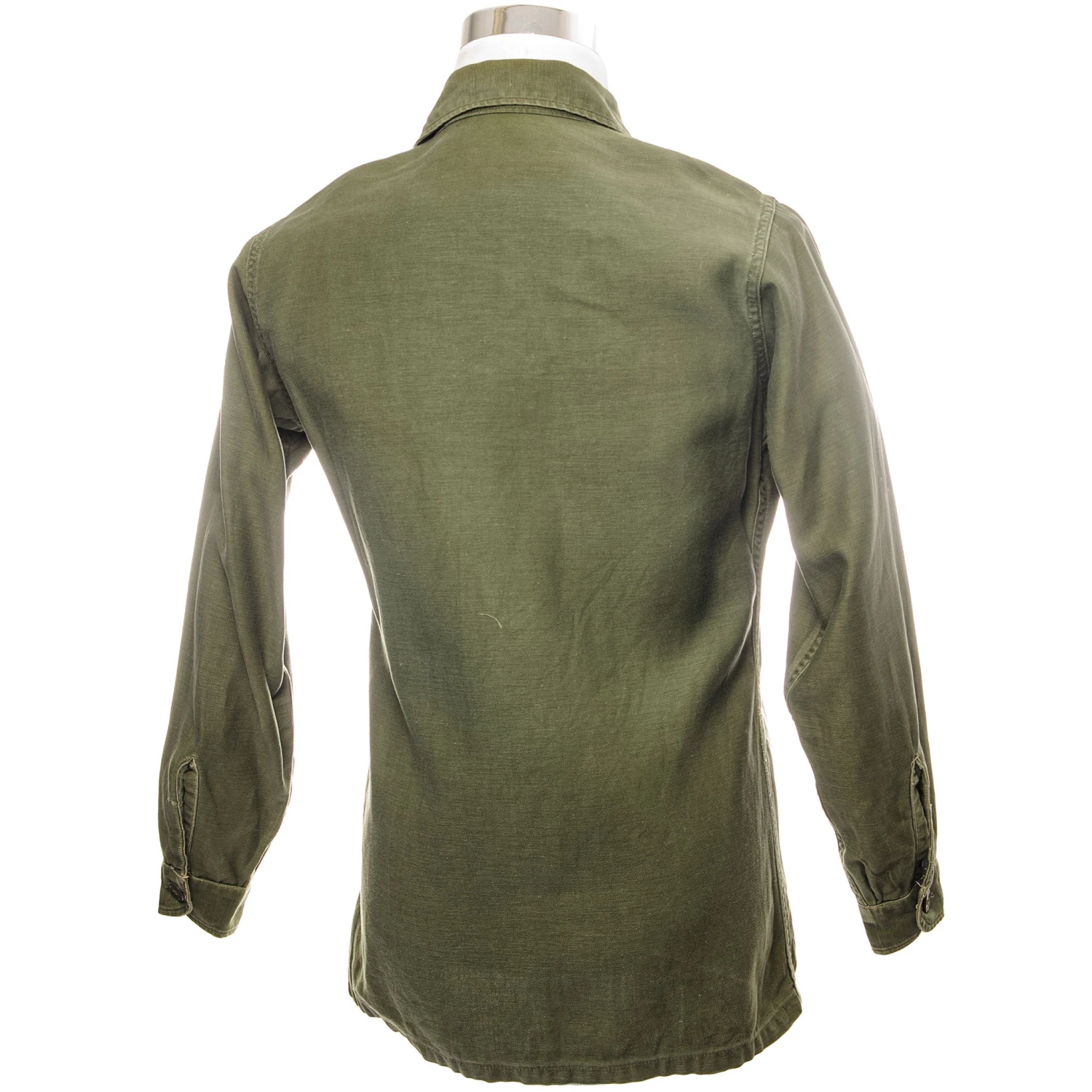 US ARMY UTILITY SHIRT P-64 P64 1960'S VIETNAM WAR 137TH INFANTRY REGIMENT 69TH INFANTRY BRIGADE PATCHED(Us Army 1960s Vietnam Shirt Utility 137th Infantry Regiment 69th Infantry Brigade Patched) 2 US ARMY UTILITY SHIRT P-64 P64 1960'S VIETNAM WAR 137TH INFANTRY REGIMENT 69TH INFANTRY BRIGADE PATCHED(Us Army 1960s Vietnam Shirt Utility 137th Infantry Regiment 69th Infantry Brigade Patched) - Image 2