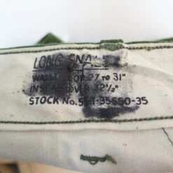 US ARMY FIELD TROUSERS PANTS M-1951 M51 1953 KOREAN WAR SIZE 32X30 SMALL LONG(Us Army Field Trousers Pants M51 1953 Korean War Size 32x30) -Rare Gear USA Shop armyS0003 stamp2