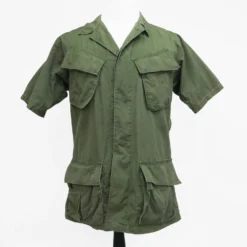 US ARMY TROPICAL COMBAT JACKET 4TH PATTERN 1968 VIETNAM WAR SIZE SMALL REGULAR(Vietnam Poplin Rip Stop Tropical Combat Shirt 1968 Small)