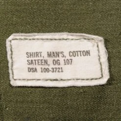 USAF US AIR FORCE UTILITY SHIRT P64 1970'S VIETNAM WAR AIRMAN PATCH SIZE 15 1/2 X 33(Usaf Us Air Force 1970s Vietnam Shirt Utility Airman) -Rare Gear USA Shop armys0123label01