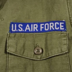 USAF US AIR FORCE UTILITY SHIRT P64 1970'S VIETNAM WAR AIRMAN PATCH SIZE 15 1/2 X 33(Usaf Us Air Force 1970s Vietnam Shirt Utility Airman) -Rare Gear USA Shop armys0123usairforcepatch