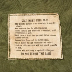 VINTAGE US ARMY M65 FIELD JACKET 1968 VIETNAM WAR NMCB 2 STENCIL SIZE SMALL REGULAR(Us Army M65 M 65 1968 Vietnam Field Jacket Small Regular) -Rare Gear USA Shop armys0138label