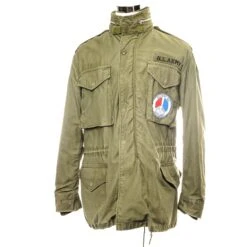 US ARMY M-1965 M65 FIELD JACKET 1969 VIETNAM WAR 'SOUTH EAST ASIA WAR GAMES' PATCH SIZE MEDIUM REGULAR(Us Army M 1951 M51 1969 Field Jacket Vietnam Medium Regular Material South East Asia War Games Patched)