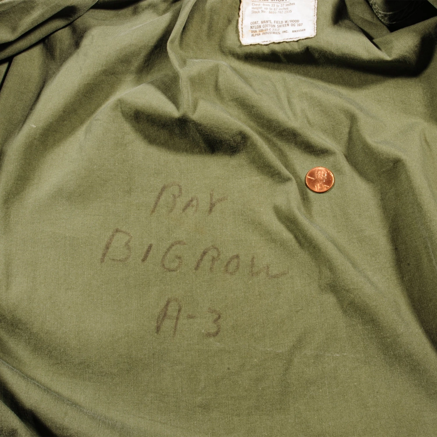 US ARMY M-1965 M65 FIELD JACKET 1969 VIETNAM WAR SIZE SMALL SHORT(Us Army M 1951 M51 1969 Field Jacket Vietnam Small Short) 8 US ARMY M-1965 M65 FIELD JACKET 1969 VIETNAM WAR SIZE SMALL SHORT(Us Army M 1951 M51 1969 Field Jacket Vietnam Small Short) - Image 8