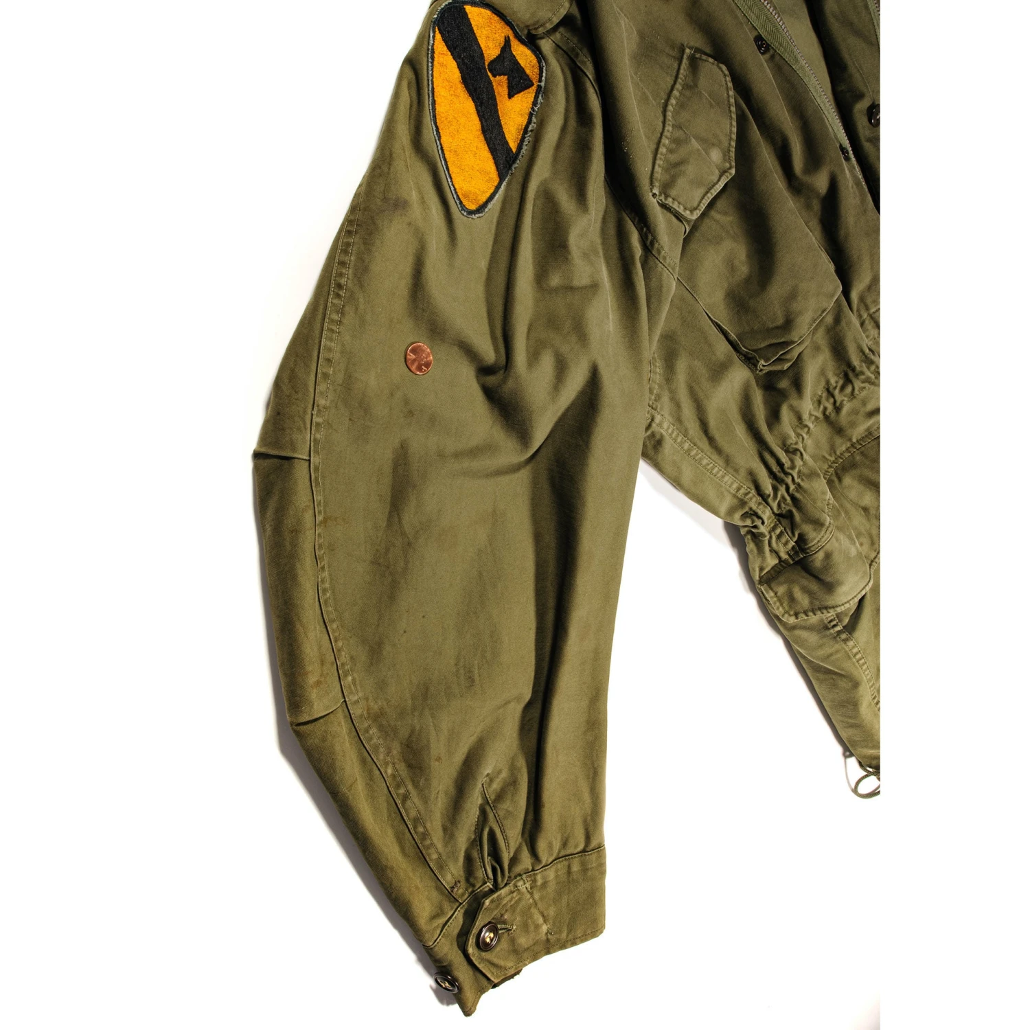 US ARMY M-1951 M51 FIELD JACKET 1950'S KOREAN WAR SIZE XL 1ST CAVALRY DIVISION(Us Army M 1951 M51 1950s 1960s Field Jacket Korean War 1st Cavalry Division) 7 US ARMY M-1951 M51 FIELD JACKET 1950'S KOREAN WAR SIZE XL 1ST CAVALRY DIVISION(Us Army M 1951 M51 1950s 1960s Field Jacket Korean War 1st Cavalry Division) - Image 7
