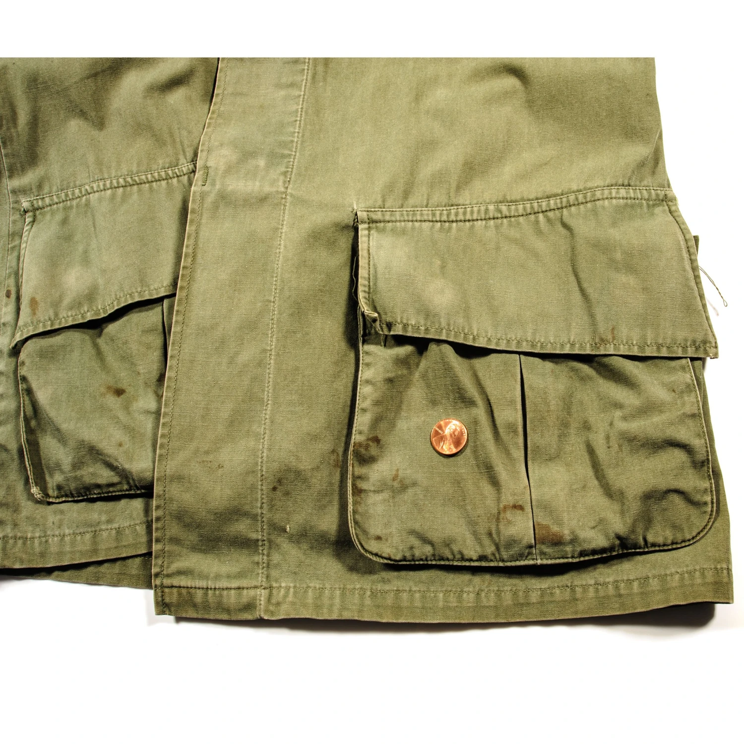 VINTAGE US ARMY TROPICAL COMBAT JACKET 5TH PATTERN RIPSTOP 1967 VIETNAM WAR 25TH INFANTRY DIVISION SERGEANT(Vietnam Us Army Tropical Combat Jacket Ripstop 1967 25th Infantry Division Sergeant) 9 VINTAGE US ARMY TROPICAL COMBAT JACKET 5TH PATTERN RIPSTOP 1967 VIETNAM WAR 25TH INFANTRY DIVISION SERGEANT(Vietnam Us Army Tropical Combat Jacket Ripstop 1967 25th Infantry Division Sergeant) - Image 9