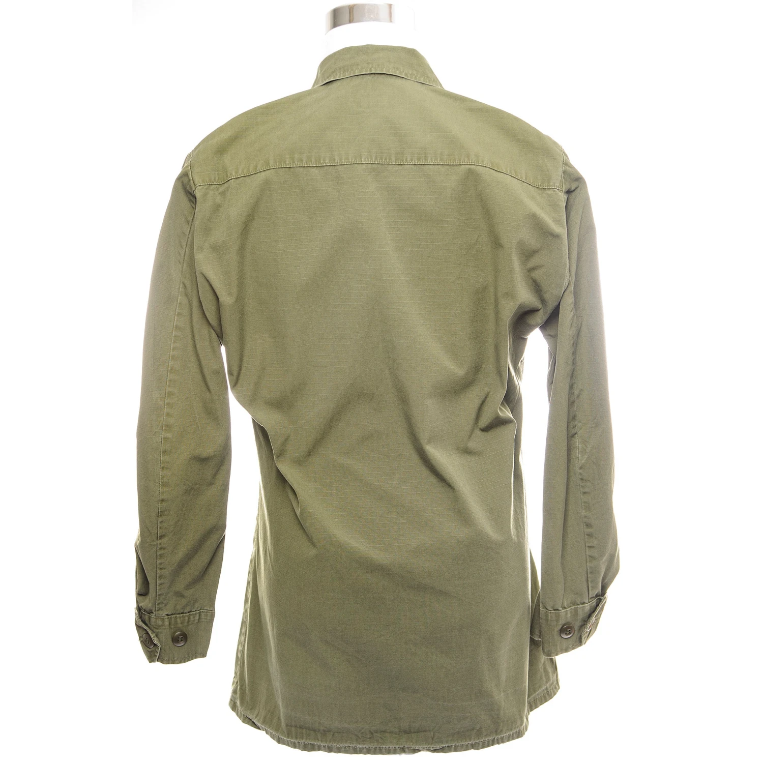 US ARMY TROPICAL COMBAT JACKET 5TH PATTERN RIPSTOP 1970 VIETNAM WAR SIZE SMALL LONG(Vietnam Us Army Tropical Combat Jacket Ripstop 1970 Small Long) 2 US ARMY TROPICAL COMBAT JACKET 5TH PATTERN RIPSTOP 1970 VIETNAM WAR SIZE SMALL LONG(Vietnam Us Army Tropical Combat Jacket Ripstop 1970 Small Long) - Image 2