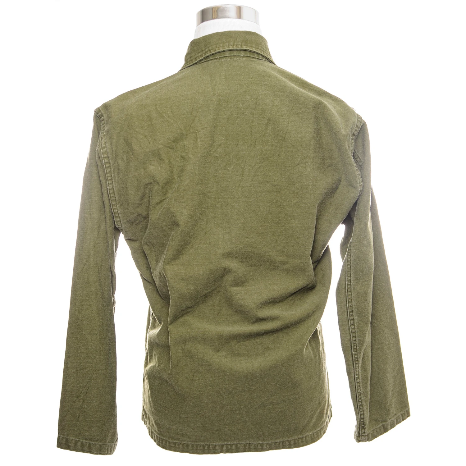 VINTAGE US ARMY UTILITY SHIRT P58 1960'S VIETNAM WAR SIZE SMALL(Korean War Us Army Utility Jacket 1950s Small) 2 VINTAGE US ARMY UTILITY SHIRT P58 1960'S VIETNAM WAR SIZE SMALL(Korean War Us Army Utility Jacket 1950s Small) - Image 2