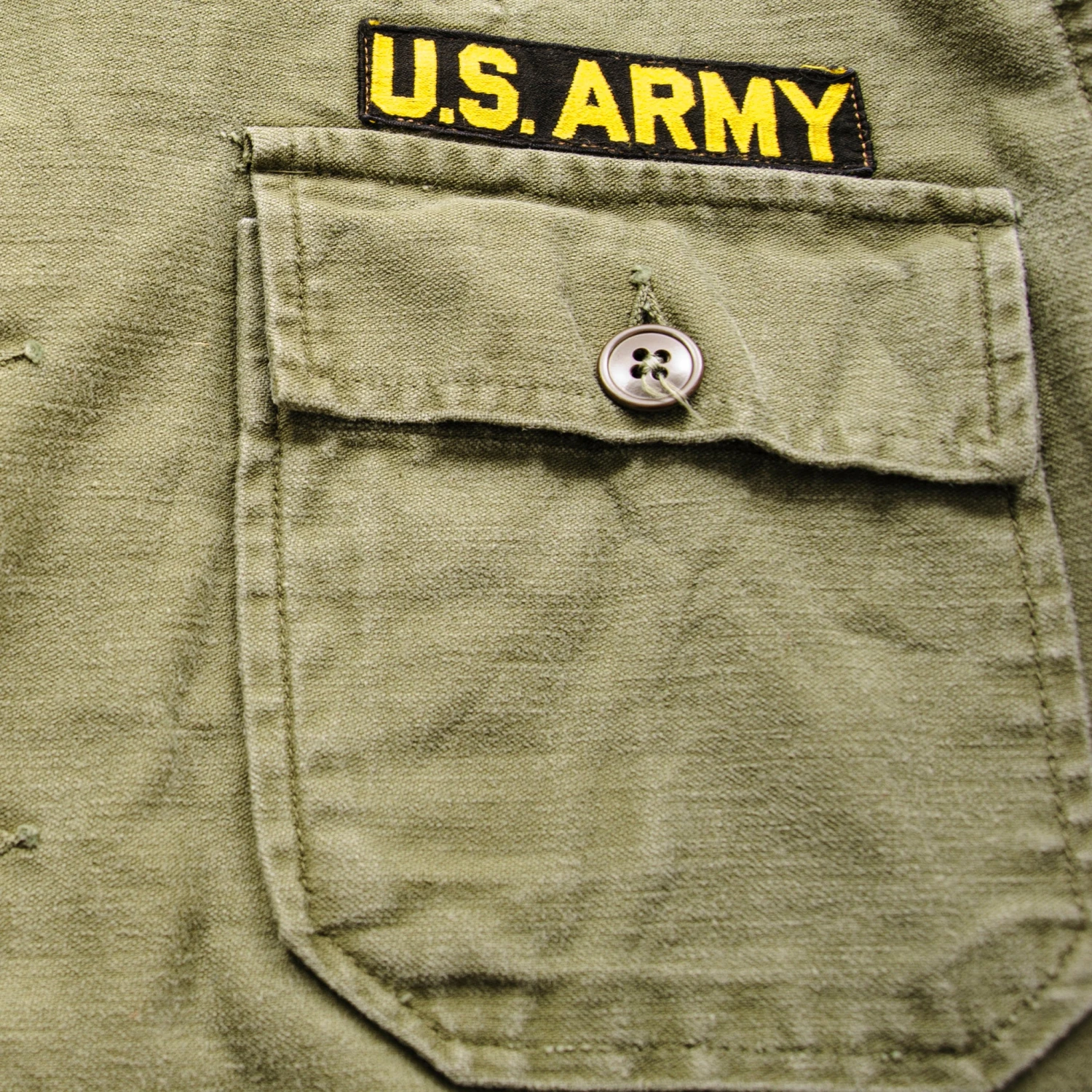 VINTAGE US ARMY UTILITY SHIRT P58 1960'S VIETNAM WAR SIZE SMALL(Korean War Us Army Utility Jacket 1950s Small) 5 VINTAGE US ARMY UTILITY SHIRT P58 1960'S VIETNAM WAR SIZE SMALL(Korean War Us Army Utility Jacket 1950s Small) - Image 5