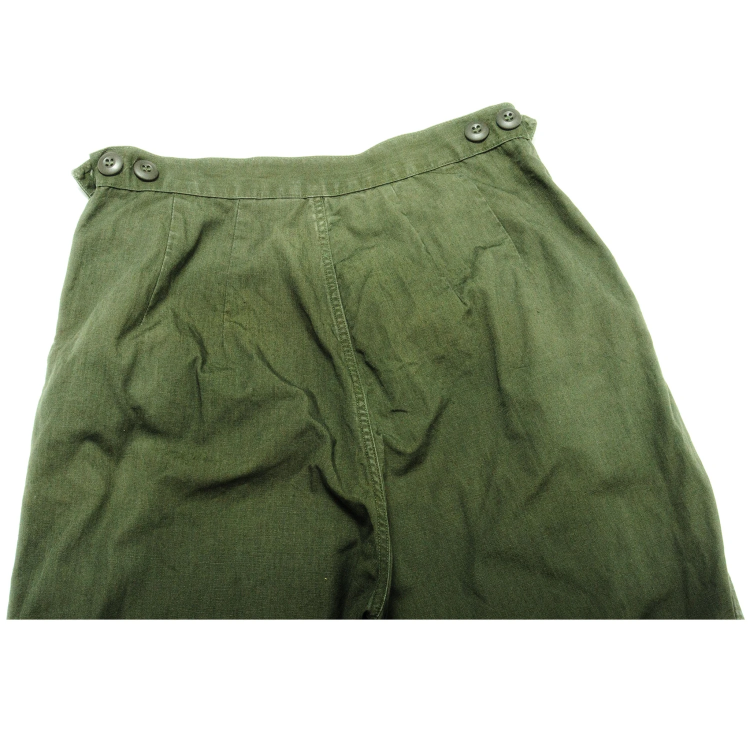 US ARMY FIELD TROUSERS PANTS WOMENS SLACKS 1967 VIETNAM WAR SIZE 26X32(Vietnam War Field Trousers Pants Womens Slacks 1967 Cotton 26x32) 4 US ARMY FIELD TROUSERS PANTS WOMENS SLACKS 1967 VIETNAM WAR SIZE 26X32(Vietnam War Field Trousers Pants Womens Slacks 1967 Cotton 26x32) - Image 4