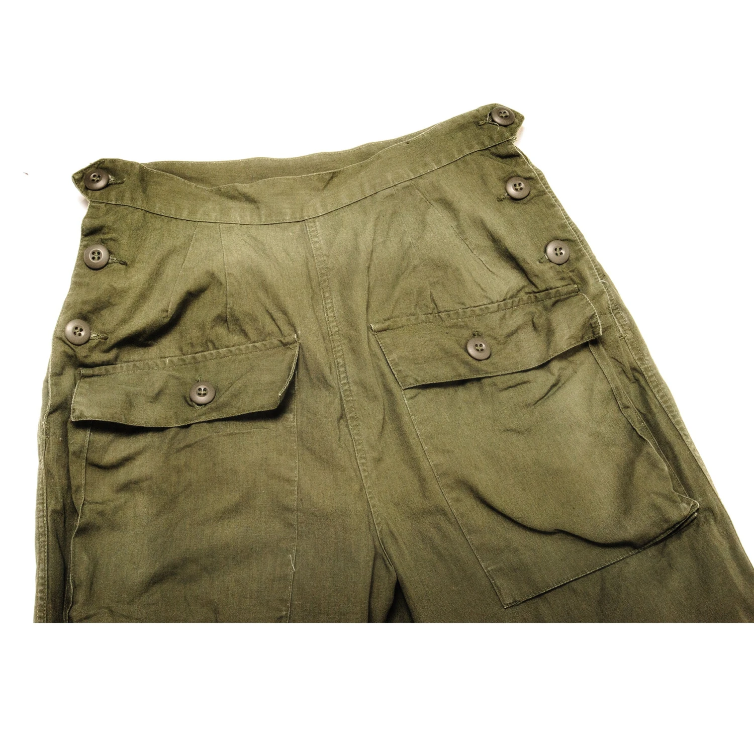 US ARMY FIELD TROUSERS PANTS WOMENS SLACKS 1967 VIETNAM WAR SIZE 26X32(Vietnam War Field Trousers Pants Womens Slacks 1967 Cotton 26x32) 5 US ARMY FIELD TROUSERS PANTS WOMENS SLACKS 1967 VIETNAM WAR SIZE 26X32(Vietnam War Field Trousers Pants Womens Slacks 1967 Cotton 26x32) - Image 5