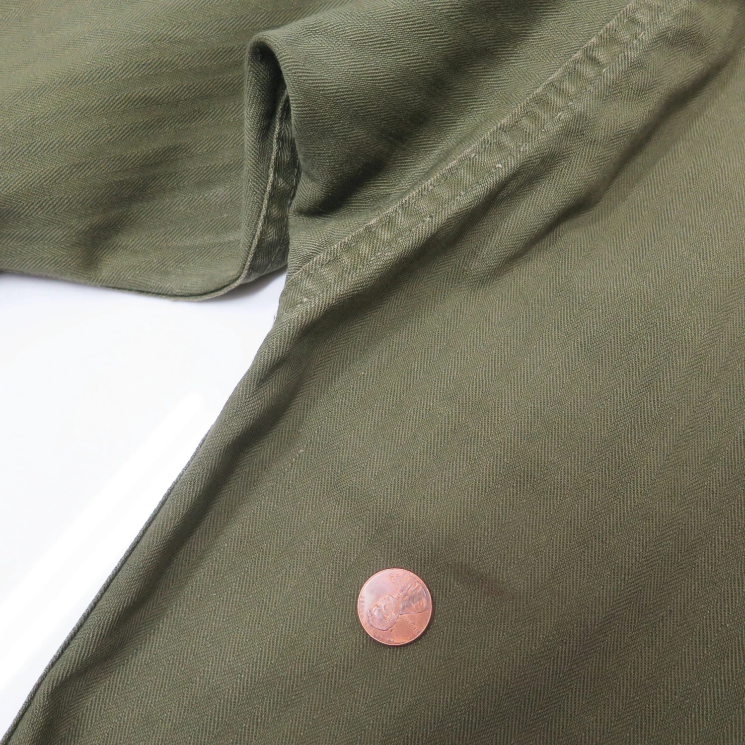 US ARMY UTILITY SHIRT HBT 1950'S EARLY VIETNAM WAR(Us Army 1960s Vietnam Shirt Utility Sateen 1) 8 US ARMY UTILITY SHIRT HBT 1950'S EARLY VIETNAM WAR(Us Army 1960s Vietnam Shirt Utility Sateen 1) - Image 8