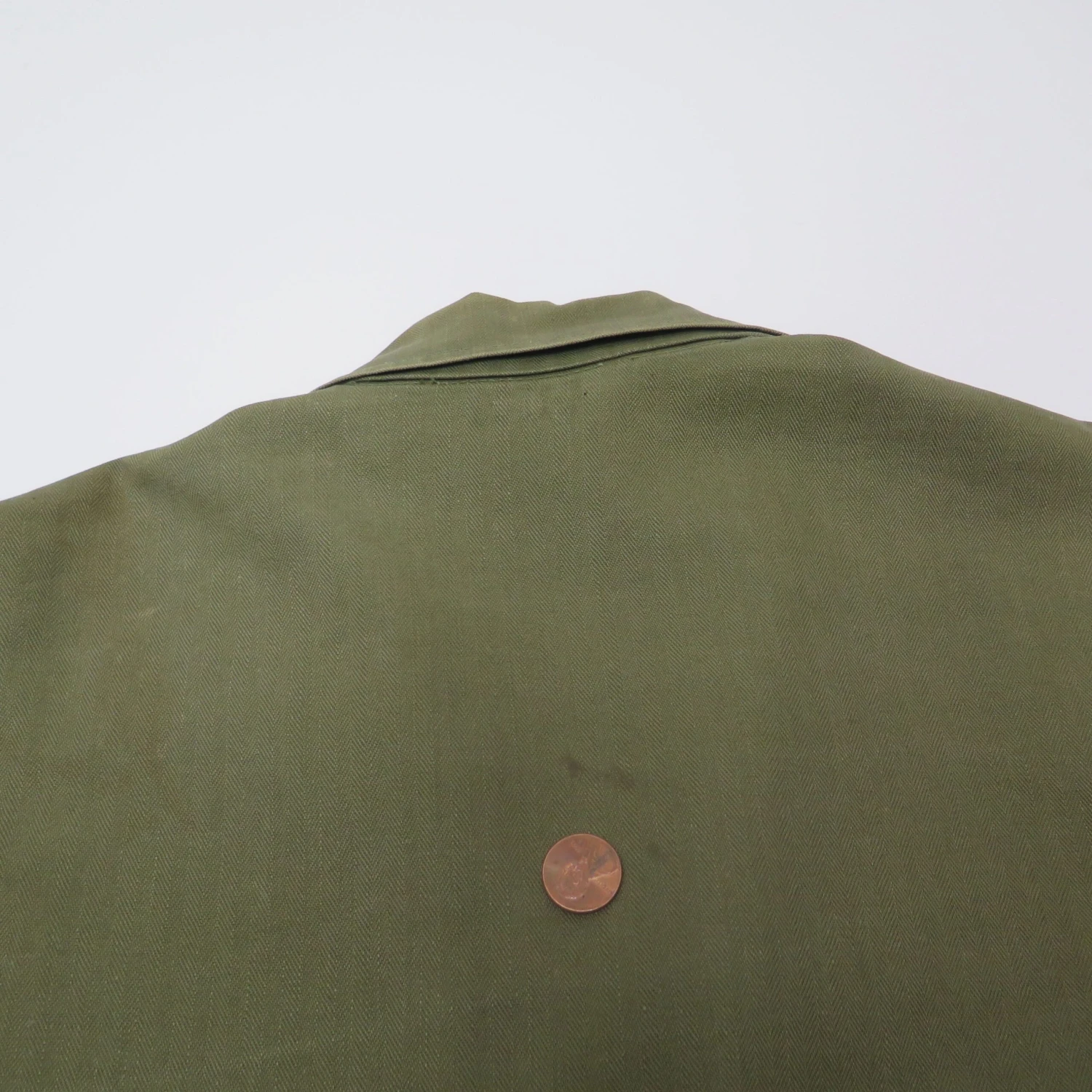 US ARMY UTILITY SHIRT HBT 1950'S EARLY VIETNAM WAR(Us Army 1960s Vietnam Shirt Utility Sateen 1) 10 US ARMY UTILITY SHIRT HBT 1950'S EARLY VIETNAM WAR(Us Army 1960s Vietnam Shirt Utility Sateen 1) - Image 10