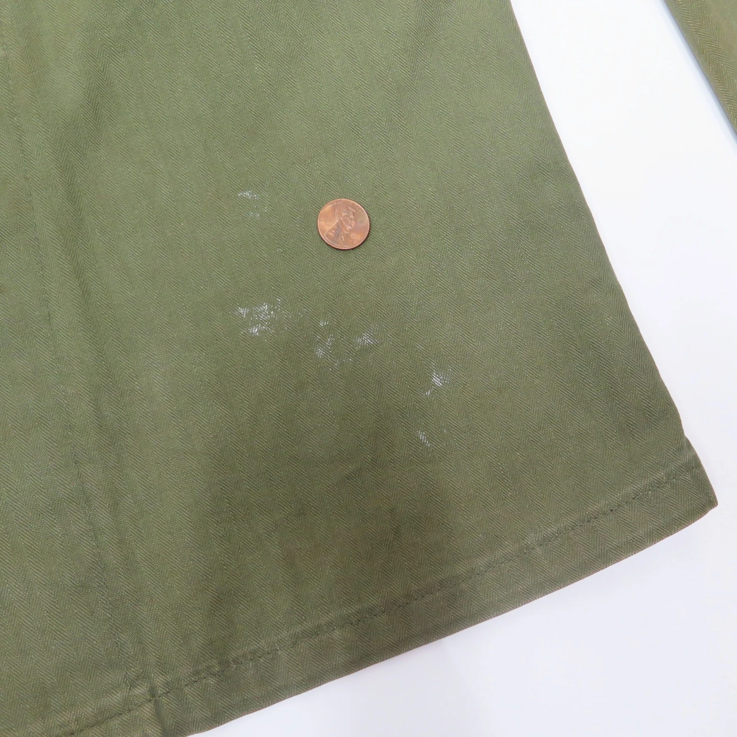 US ARMY UTILITY SHIRT HBT 1950'S EARLY VIETNAM WAR(Us Army 1960s Vietnam Shirt Utility Sateen 1) 9 US ARMY UTILITY SHIRT HBT 1950'S EARLY VIETNAM WAR(Us Army 1960s Vietnam Shirt Utility Sateen 1) - Image 9