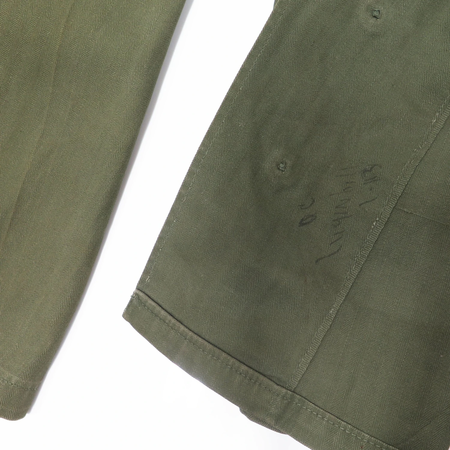 US ARMY UTILITY SHIRT HBT 1950'S EARLY VIETNAM WAR(Us Army 1960s Vietnam Shirt Utility Sateen 1) 5 US ARMY UTILITY SHIRT HBT 1950'S EARLY VIETNAM WAR(Us Army 1960s Vietnam Shirt Utility Sateen 1) - Image 5