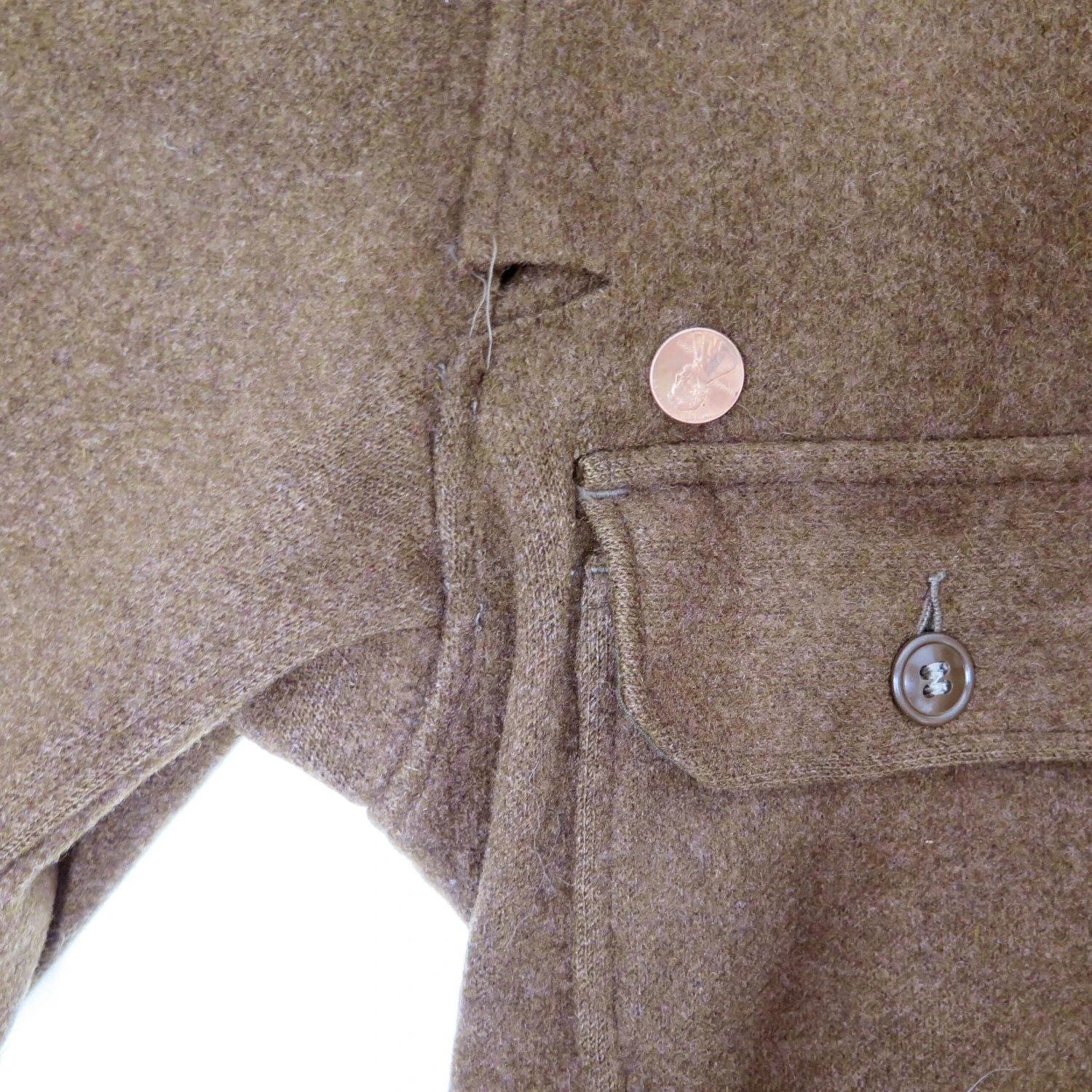 USAAF US ARMY AIR FORCE SHIRT FLYING HEAVY TYPE-A1 1940'S WW2 SIZE XL(Usaf Ww2 1940s Shirt Flying Heavy Type A X Large) 6 USAAF US ARMY AIR FORCE SHIRT FLYING HEAVY TYPE-A1 1940'S WW2 SIZE XL(Usaf Ww2 1940s Shirt Flying Heavy Type A X Large) - Image 6