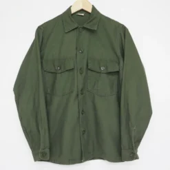 VINTAGE US ARMY UTILITY SHIRT P-64 P64 1970'S SIZE 14 1/2 X 33 DEADSTOCK(Us Army 1970s Vietnam Shirt Utility Deadstock)