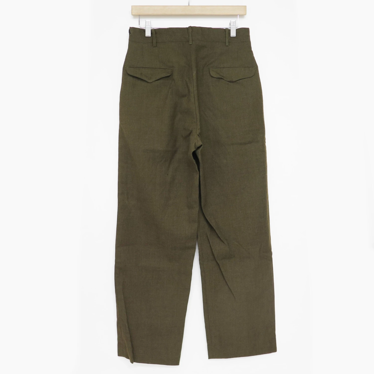 VINTAGE US ARMY FIELD TROUSERS PANTS M-1951 M51 1950'S SIZE 30X31(Field Trousers M 51 Wool 30x31) 2 VINTAGE US ARMY FIELD TROUSERS PANTS M-1951 M51 1950'S SIZE 30X31(Field Trousers M 51 Wool 30x31) - Image 2