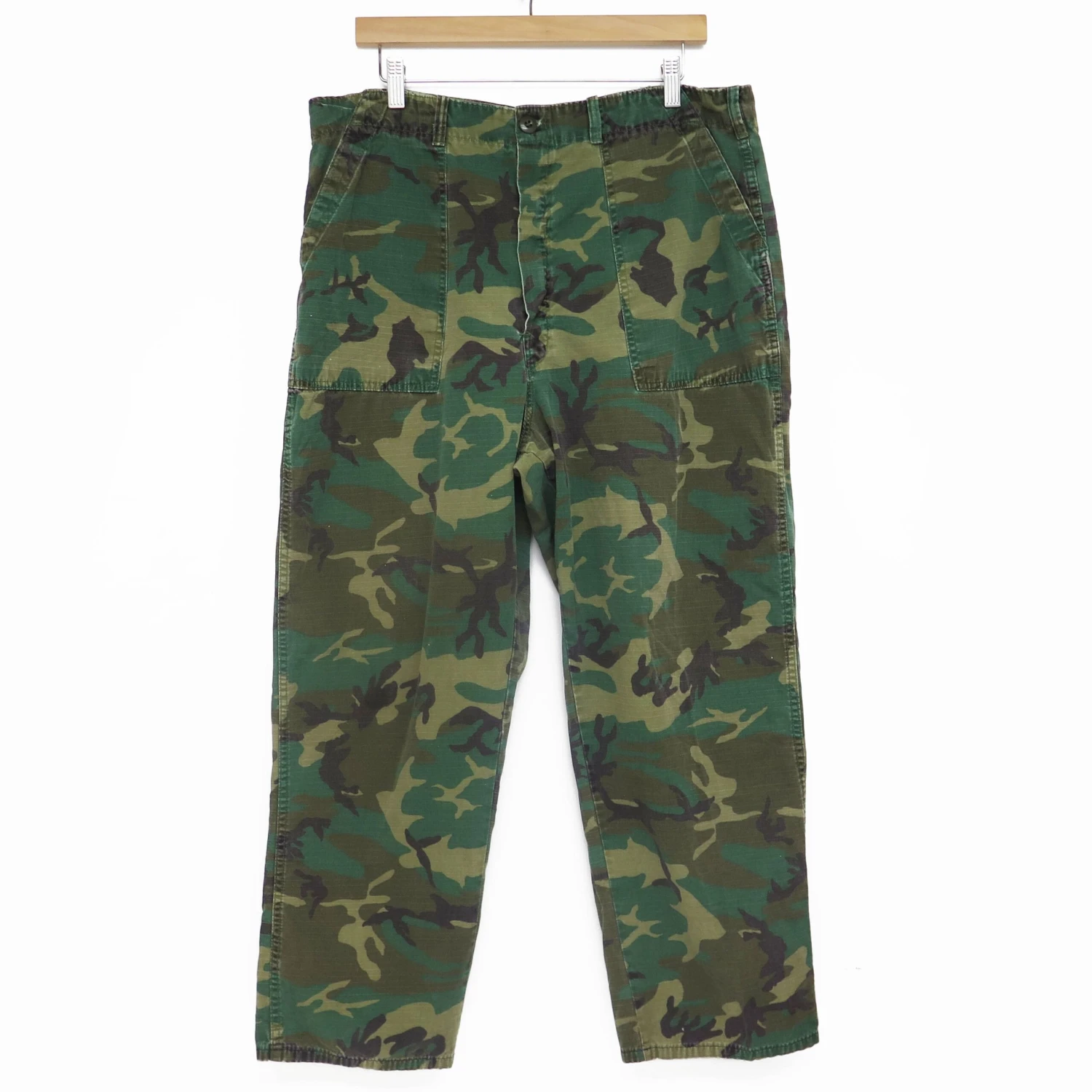 US ARMY UTILITY TROUSERS PANTS RIP STOP ERDL 1970'S SIZE 36x25(Field Pants Utility Trousers Rip Stop Camo) 1 US ARMY UTILITY TROUSERS PANTS RIP STOP ERDL 1970'S SIZE 36x25(Field Pants Utility Trousers Rip Stop Camo)