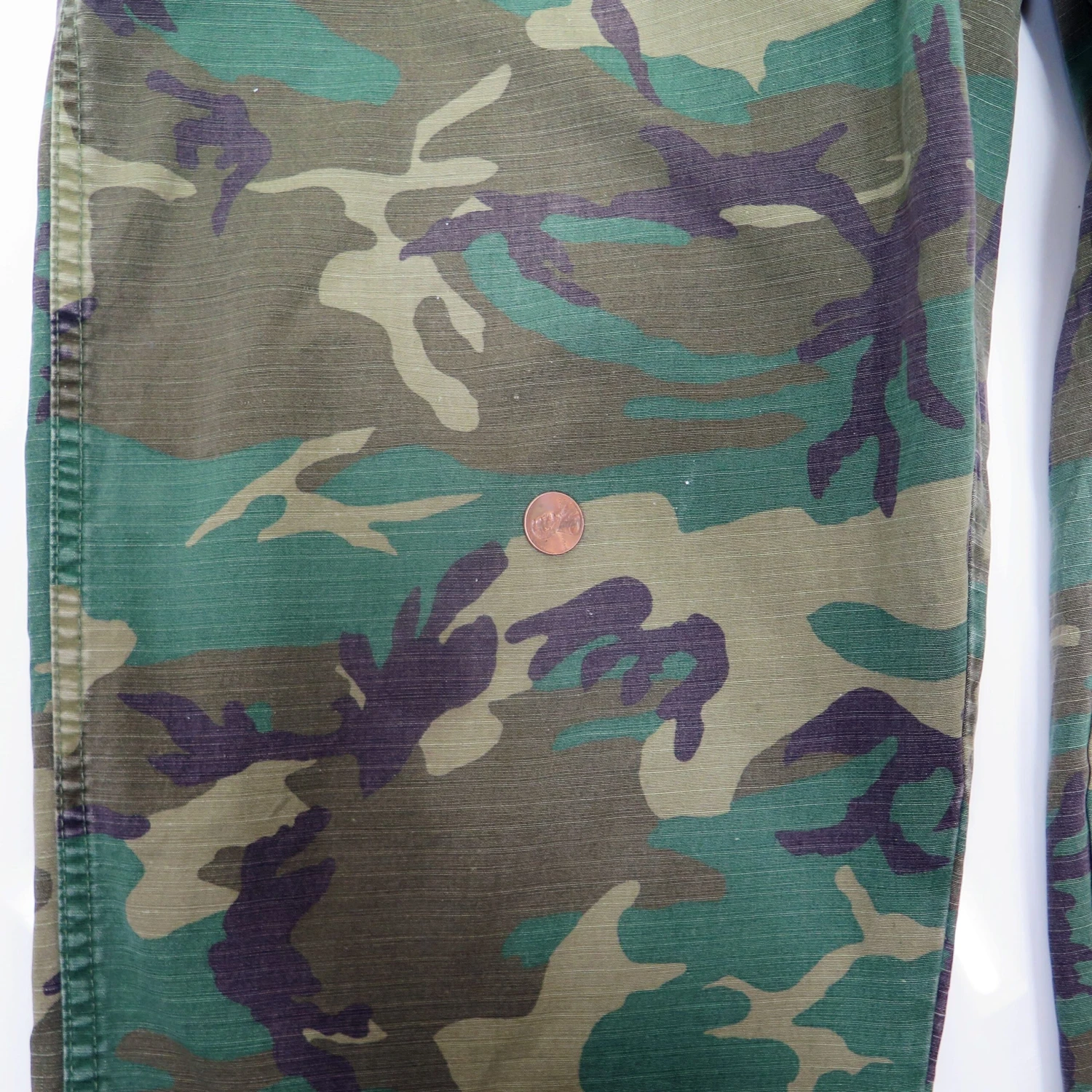 US ARMY UTILITY TROUSERS PANTS RIP STOP ERDL 1970'S SIZE 36x25(Field Pants Utility Trousers Rip Stop Camo) 7 US ARMY UTILITY TROUSERS PANTS RIP STOP ERDL 1970'S SIZE 36x25(Field Pants Utility Trousers Rip Stop Camo) - Image 7