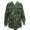 US ARMY TROPICAL COMBAT JACKET 5TH PATTERN ERDL 1969 VIETNAM WAR MEDIUM LONG(Vietnam Tropical Combat Camo Jacket Ripstop 1969 Medium Long)