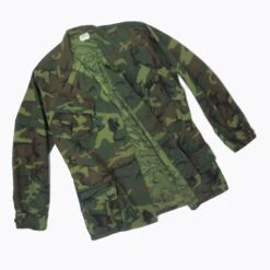 US ARMY TROPICAL COMBAT JACKET 5TH PATTERN ERDL 1969 VIETNAM WAR MEDIUM LONG(Vietnam Tropical Combat Camo Jacket Ripstop 1969 Medium Long) -Rare Gear USA Shop camz open