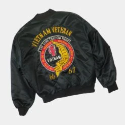 VIETNAM VETERAN USMC 1966/67 TOUR BOMBER SOUVENIR JACKET 1ST MARINE DIVISION SIZE LARGE(Vietnam Veteran Usmc 1966 67 Tour Bomber Jacket 1st Marine Division) 10 VIETNAM VETERAN USMC 1966/67 TOUR BOMBER SOUVENIR JACKET 1ST MARINE DIVISION SIZE LARGE(Vietnam Veteran Usmc 1966 67 Tour Bomber Jacket 1st Marine Division) -Rare Gear USA Shop den open