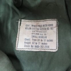 VINTAGE US ARMY M65 FIELD JACKET 1968 VIETNAM WAR NMCB 2 STENCIL SIZE SMALL REGULAR(Us Army M65 M 65 1968 Vietnam Field Jacket Small Regular) -Rare Gear USA Shop ero tag2