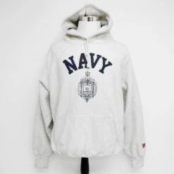 USN US NAVY SWEATSHIRT HOODIE NAVAL ACADEMY CREST 1980'S SIZE XXL(Us Navy 1980s Sweatshirt Hoodie Naval Academy Crest Xl 1)