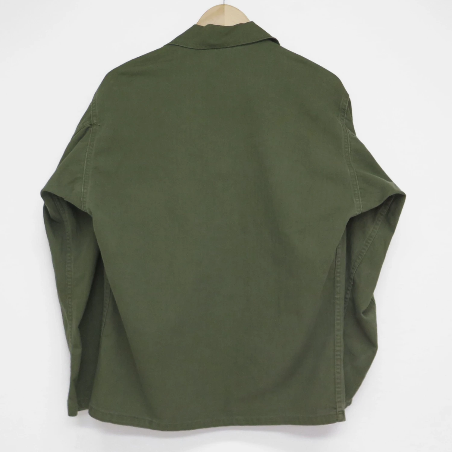 US ARMY UTILITY SHIRT HBT HERRINGBONE TWILL 1950'S EARLY VIETNAM SIZE SMALL(Us Army 1960s Vietnam Shirt Utility Deadstock) 2 US ARMY UTILITY SHIRT HBT HERRINGBONE TWILL 1950'S EARLY VIETNAM SIZE SMALL(Us Army 1960s Vietnam Shirt Utility Deadstock) - Image 2