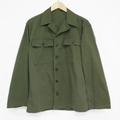 US ARMY UTILITY SHIRT HBT HERRINGBONE TWILL 1950'S EARLY VIETNAM SIZE SMALL(Us Army 1960s Vietnam Shirt Utility Deadstock)