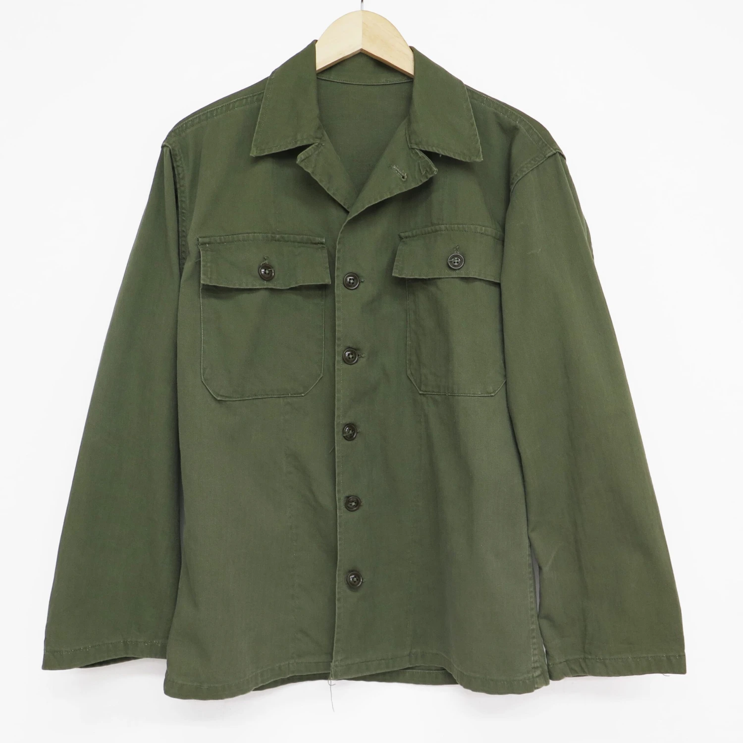 US ARMY UTILITY SHIRT HBT HERRINGBONE TWILL 1950'S EARLY VIETNAM SIZE SMALL(Us Army 1960s Vietnam Shirt Utility Deadstock) 1 US ARMY UTILITY SHIRT HBT HERRINGBONE TWILL 1950'S EARLY VIETNAM SIZE SMALL(Us Army 1960s Vietnam Shirt Utility Deadstock)