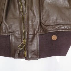 USN US NAVY LEATHER JACKET FLYERS TYPE G-1 G1 1976 SIZE 42(Product 6) 14 USN US NAVY LEATHER JACKET FLYERS TYPE G-1 G1 1976 SIZE 42(Product 6) -Rare Gear USA Shop leather0001 dets2