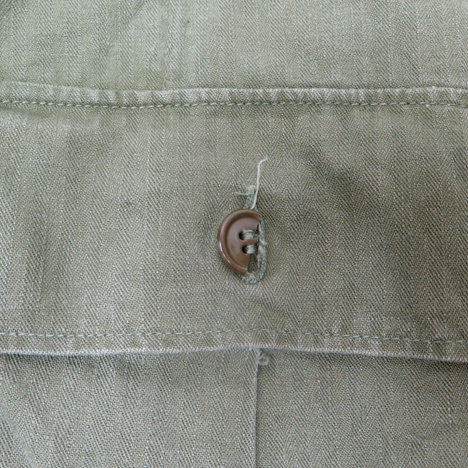 VINTAGE US ARMY UTILITY SHIRT HBT 3TH PATTERN FANTASY 1950'S SIZE 36R(Us Army Ww2 36r Utility Shirt Ripstop) 6 VINTAGE US ARMY UTILITY SHIRT HBT 3TH PATTERN FANTASY 1950'S SIZE 36R(Us Army Ww2 36r Utility Shirt Ripstop) - Image 6