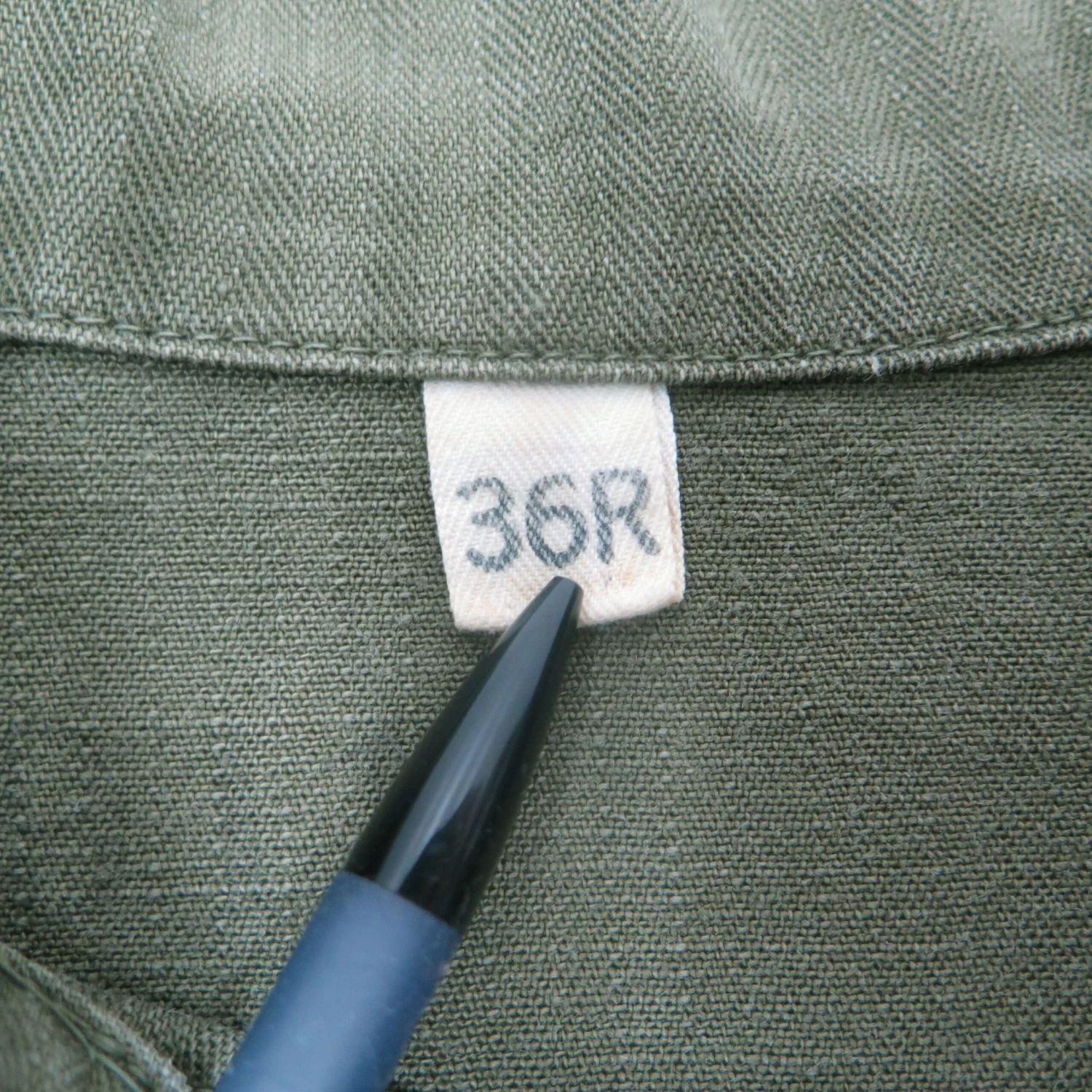 VINTAGE US ARMY UTILITY SHIRT HBT 3TH PATTERN FANTASY 1950'S SIZE 36R(Us Army Ww2 36r Utility Shirt Ripstop) 4 VINTAGE US ARMY UTILITY SHIRT HBT 3TH PATTERN FANTASY 1950'S SIZE 36R(Us Army Ww2 36r Utility Shirt Ripstop) - Image 4