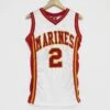 USMC MARINES 1990's BASKETBALL JERSEY SHIRT WILSON SIZE SMALL(Usmc Marines 1990s Basketball Jersey Shirt)