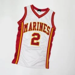 USMC MARINES 1990's BASKETBALL JERSEY SHIRT WILSON SIZE SMALL(Usmc Marines 1990s Basketball Jersey Shirt) -Rare Gear USA Shop marines open