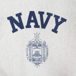 USN US NAVY SWEATSHIRT NAVAL ACADEMY CREST CREWNECK 1980'S(Navy 1980s Sweatshirt Naval Academy Crest Crewneck) -Rare Gear USA Shop navy visu