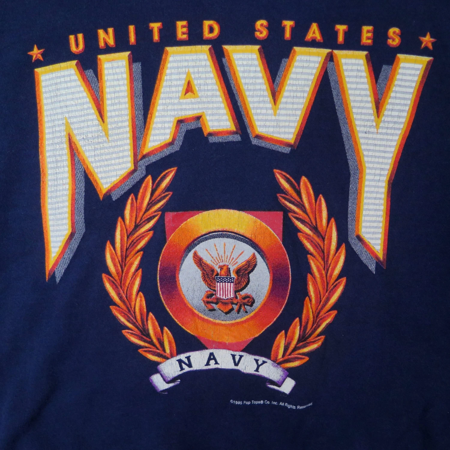 USN US NAVY SWEATSHIRT CREWNECK 1995 SIZE LARGE(Usn Navy 1995 Sweatshirt Large Lee) 3 USN US NAVY SWEATSHIRT CREWNECK 1995 SIZE LARGE(Usn Navy 1995 Sweatshirt Large Lee) - Image 3