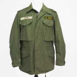 US ARMY M-1951 M51 FIELD JACKET 1960 VIETNAM WAR CAPTAIN PATCH SIZE SMALL SHORT(Vintage Us Army M 1951 M51 1960 Field Jacket Captain Short Small)