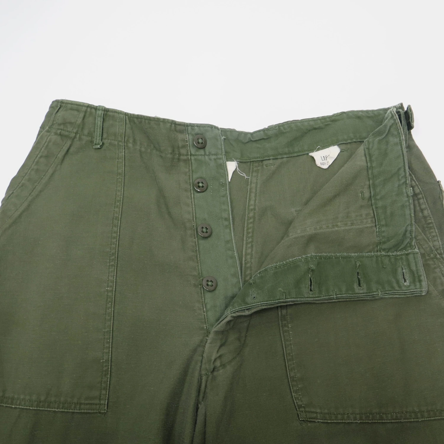 US ARMY UTILITY OG-107 SATEEN TROUSERS PANTS 1963 VIETNAM WAR SIZE W36 L25 LARGE(Us Army Vietnam Field Pants Trousers Type 1 Class 1 1963 W36 L25 Large) 5 US ARMY UTILITY OG-107 SATEEN TROUSERS PANTS 1963 VIETNAM WAR SIZE W36 L25 LARGE(Us Army Vietnam Field Pants Trousers Type 1 Class 1 1963 W36 L25 Large) - Image 5