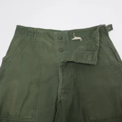 US ARMY UTILITY OG-107 SATEEN TROUSERS PANTS 1961 VIETNAM WAR SIZE W28 L33 SMALL(Us Army Vietnam Field Pants Trousers Type 1 1961 W28 L33 Small) -Rare Gear USA Shop pa6 zoom scaled