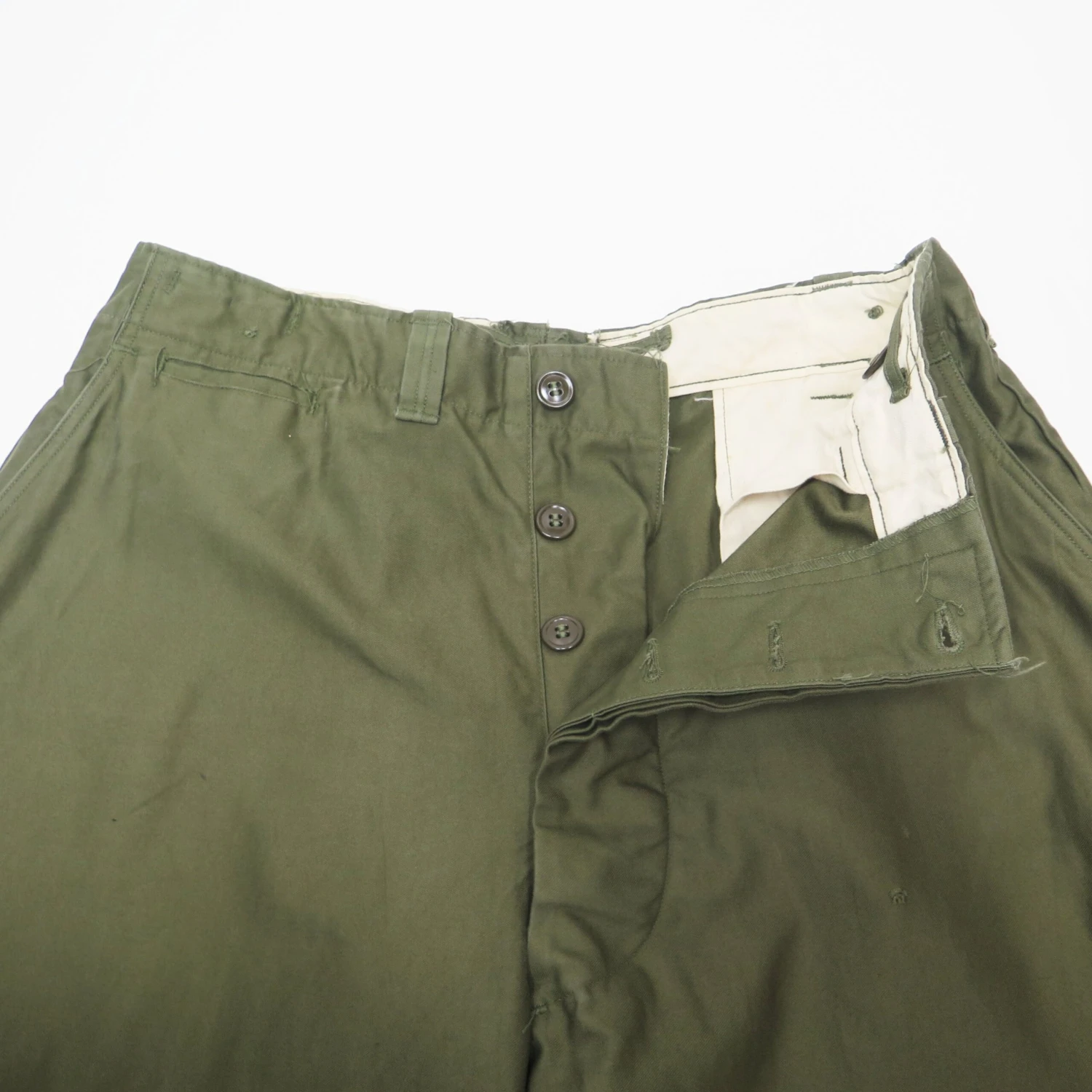 US ARMY FIELD TROUSERS PANTS PATTERN DATE FEB 1945 ISSUE DATE APR 1951 KOREAN WAR COTTON SIZE 36X28(Ww2 Field Trousers M 45 1951 Cotton 38x30) 5 US ARMY FIELD TROUSERS PANTS PATTERN DATE FEB 1945 ISSUE DATE APR 1951 KOREAN WAR COTTON SIZE 36X28(Ww2 Field Trousers M 45 1951 Cotton 38x30) - Image 5