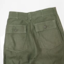US ARMY UTILITY OG-107 SATEEN TROUSERS PANTS 1973 VIETNAM WAR SIZE W29 L29(Us Army Vietnam Field Pants Trousers 1973 W30 L31) -Rare Gear USA Shop pant zoombk