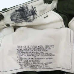 US ARMY FIELD TROUSERS PANTS M-1951 M51 1951 KOREAN WAR SIZE 32x30 SMALL REGULAR(Korean War Field Trousers M 51 1951 Wool 32x30) -Rare Gear USA Shop pants0004 stamp scaled