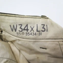 US ARMY FIELD TROUSERS PANTS M-1951 M51 1951 KOREAN WAR SIZE 34X31(Korean War Field Trousers M 51 1951 Wool 34x31) -Rare Gear USA Shop pants0009 tag scaled