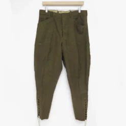 US ARMY BUCKLE BACK FIELD TROUSERS WOOL JODHPURS 1910'S SIZE 32X27(1920s Field Trousers Wool 32x27)