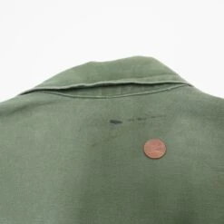 US ARMY UTILITY SHIRT P-58 P58 1960'S VIETNAM WAR SPECIALIST E4 PATCH SIZE MEDIUM(Us Army Vietnam Shirt Sateen 1960s Specialist) -Rare Gear USA Shop pat mark